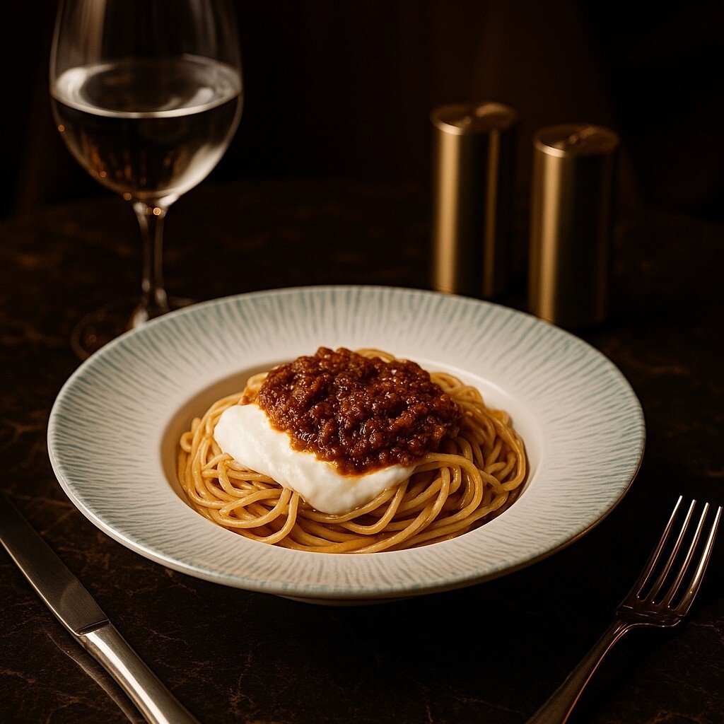 Yoğurtlu Bolognesse Spagetti