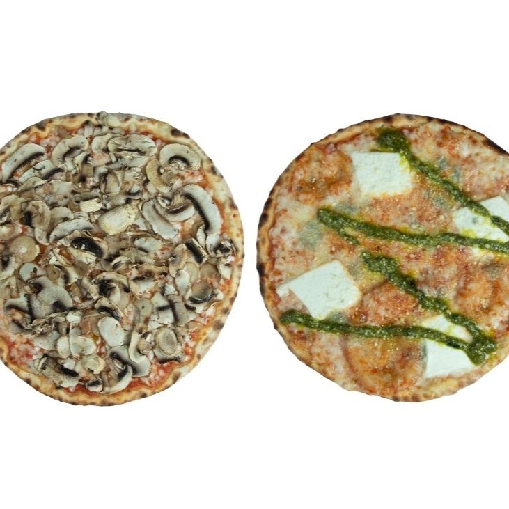 Dört Peynirli Pizza (Küçük Boy) + Mantarlı Pizza (Orta Boy)