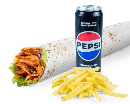 Tavuk Döner Dürüm Menü