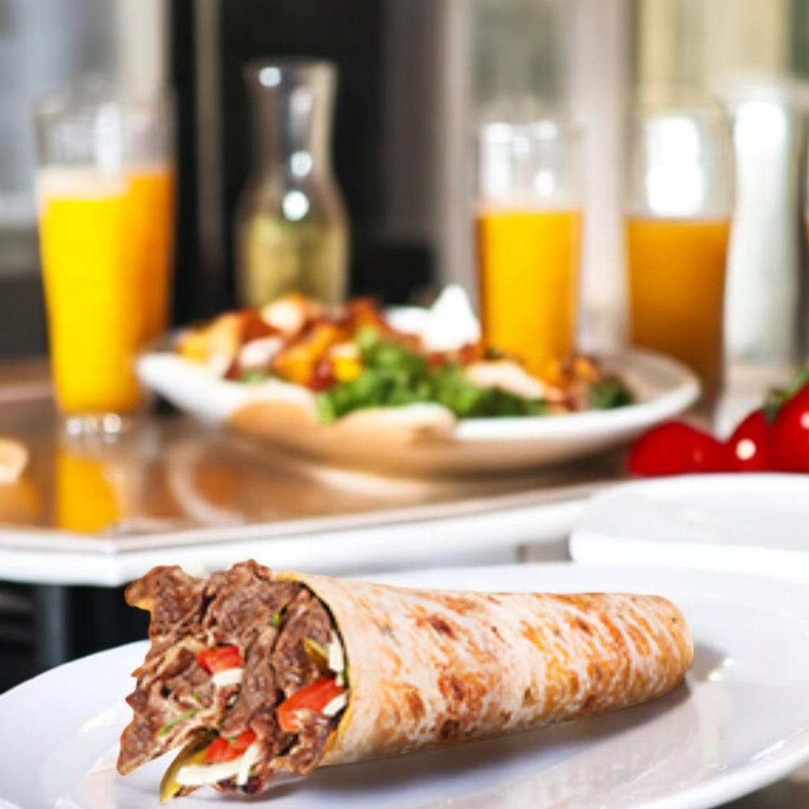 150 gr Et Döner Dürüm Dönerci Hamit Efendi 1989 Yaprak Döner Special Luxury