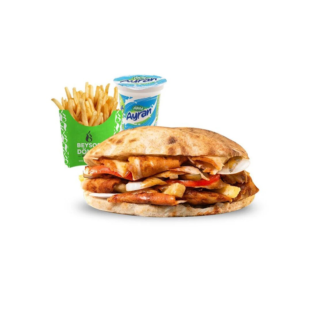 Tombik Ekmek Tavuk Döner Menü