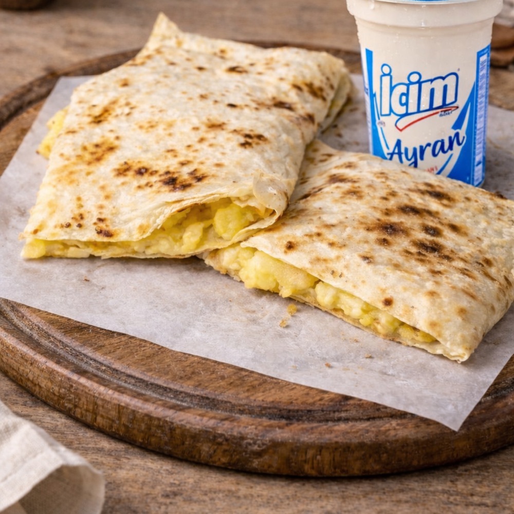 Patatesli Gözleme + Ayran (175 ml)