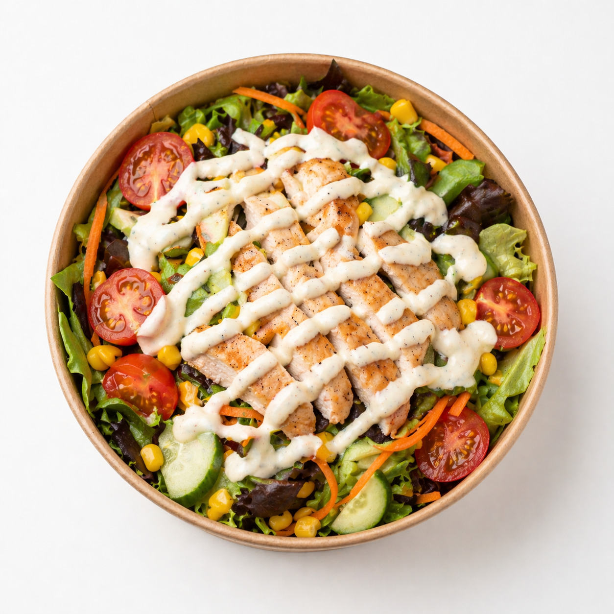 Tavuklu Sezar Salata | Izgara tavuklu, özel soslu doyurucu salata