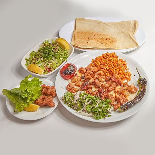 Kuzu Şiş + Çiğ Köfte + Salata