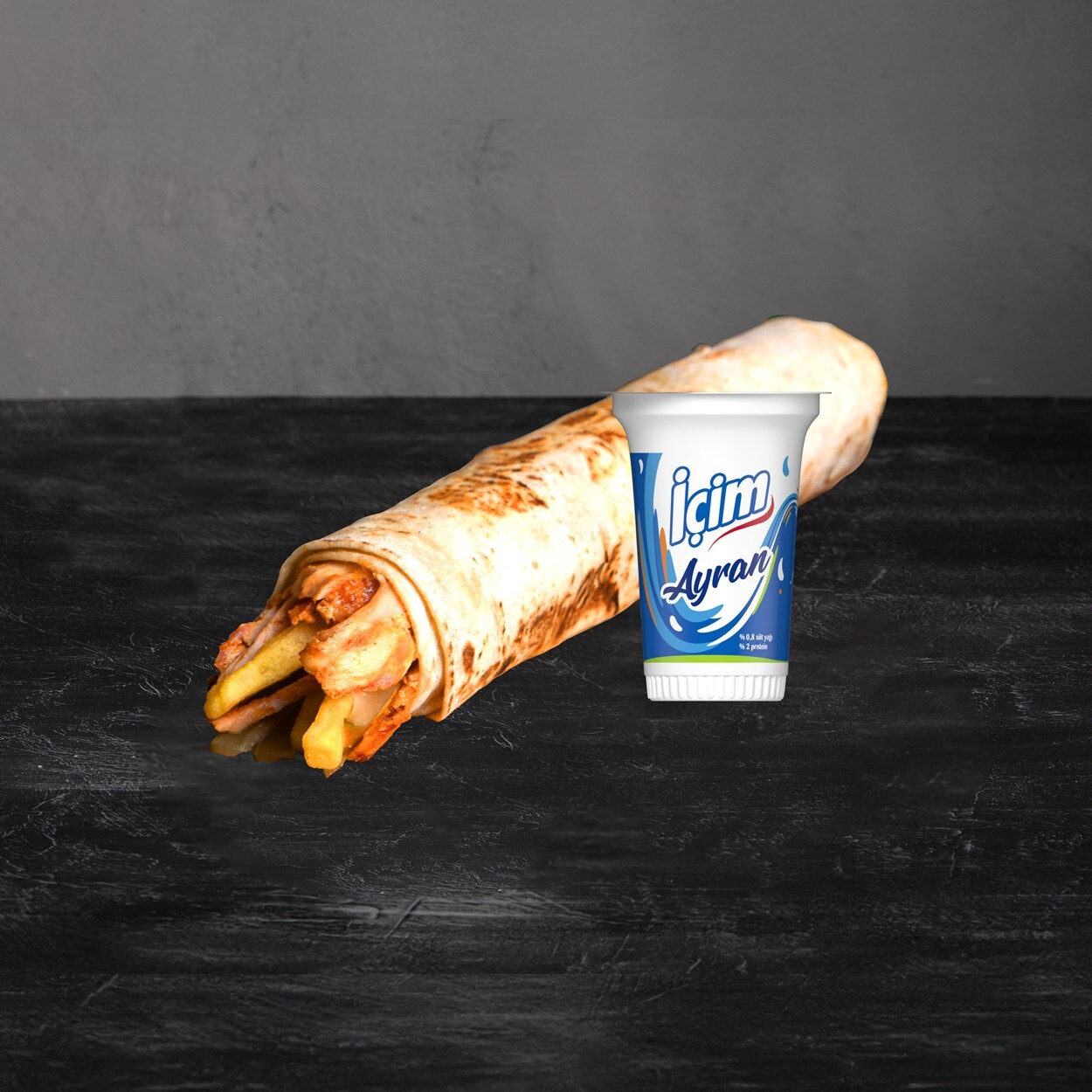 Tavuk Döner M Dürüm Menü