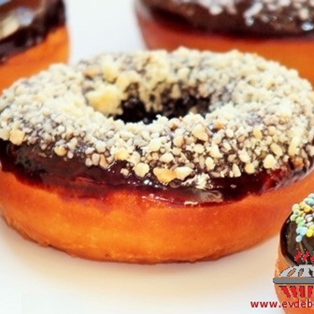 Fındık Krema Dolgulu Çikolata Belçika Donut