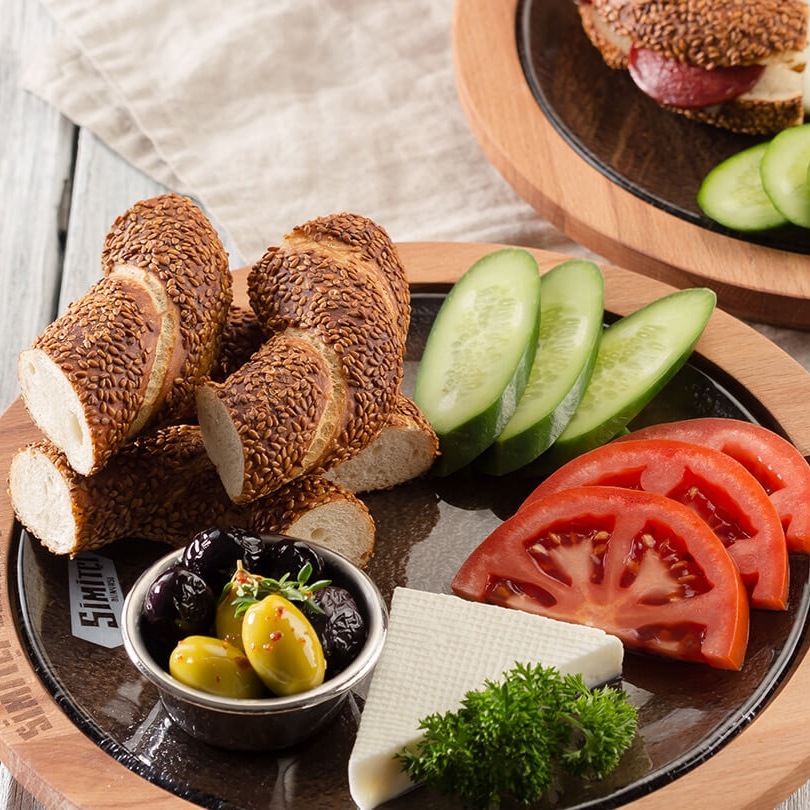 Pratik Kahvaltı (Simit Tabağı)