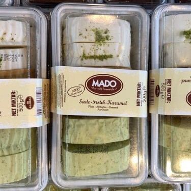 Sade ,Fıstıklı,Karamelli Dondurma (500 Gr)