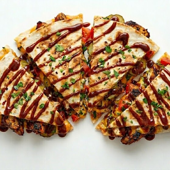 BBQ Soslu Cajun Quesadilla