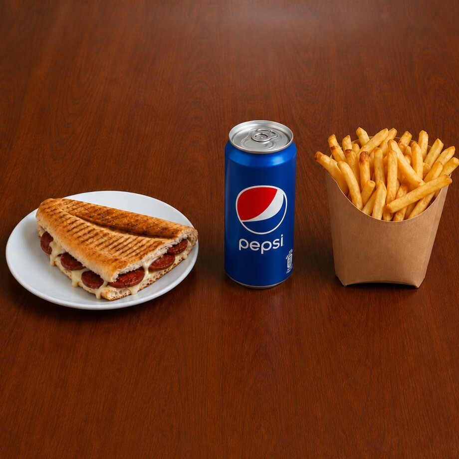 Yarım Ekmek Karışık Pepsi Menü