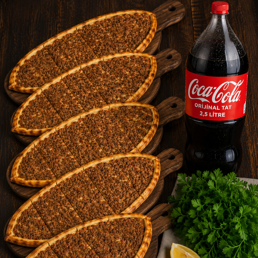 5 Adet Kıymalı + 2,5 Litre Coca Cola