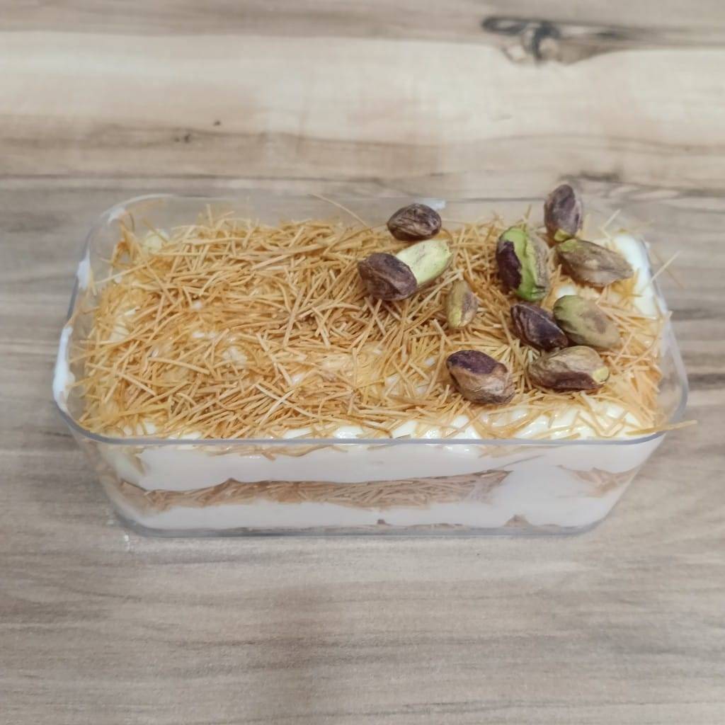 Minik Kavrulmuş Antep Fıstıklı Tel Kadayıflı Mag Muhallebi