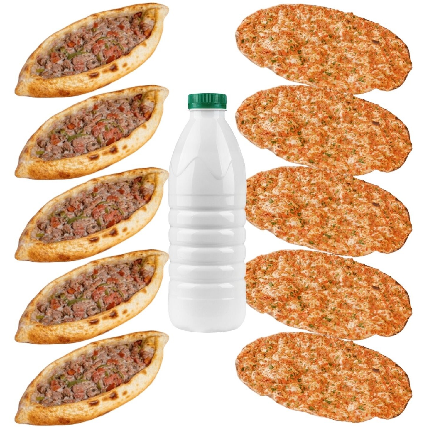 5 'Li Kuşbaşılı Cantık & 5'Li Lahmacun Menü