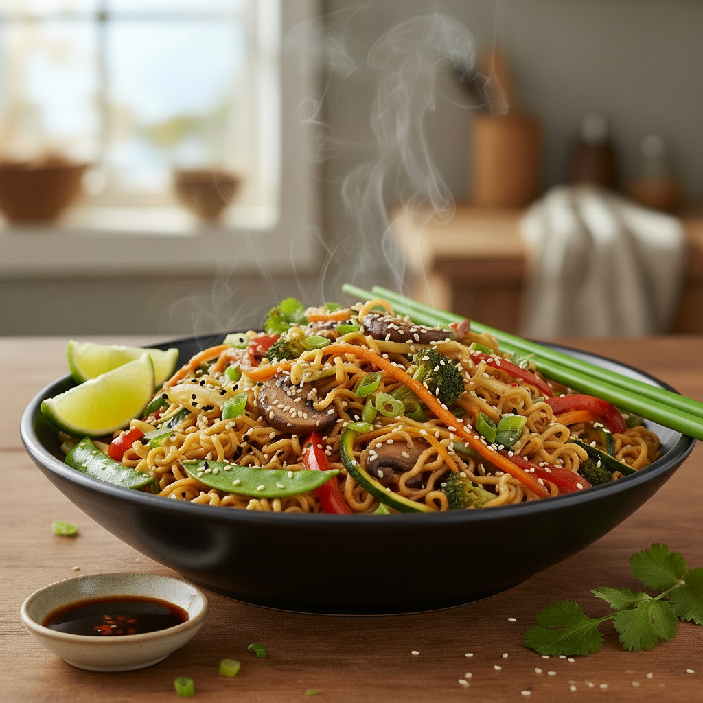 Sebzeli Noodle
