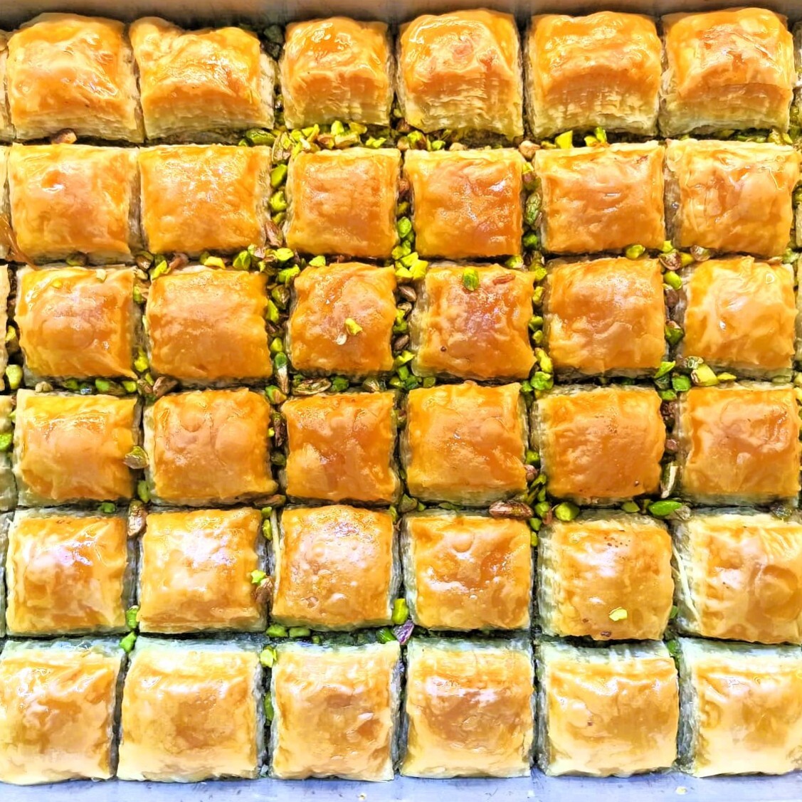 Fıstıklı Baklava (500 gr)-(Tahmini 5-9 Dilim)