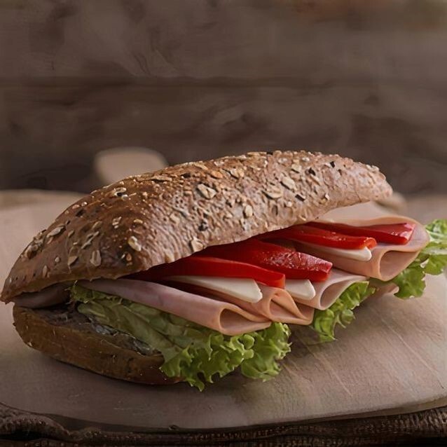 Tahıllı Ciabatta Arası Hindi Füme