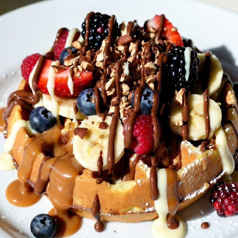 Bomba Waffle Büyük Hamur +Bardak Limonata(250ml)