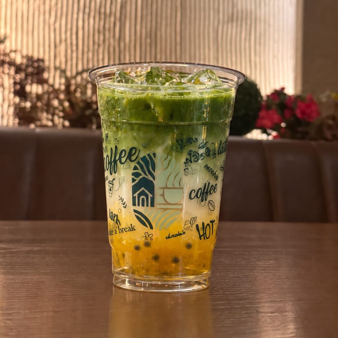Mango Matcha Latte