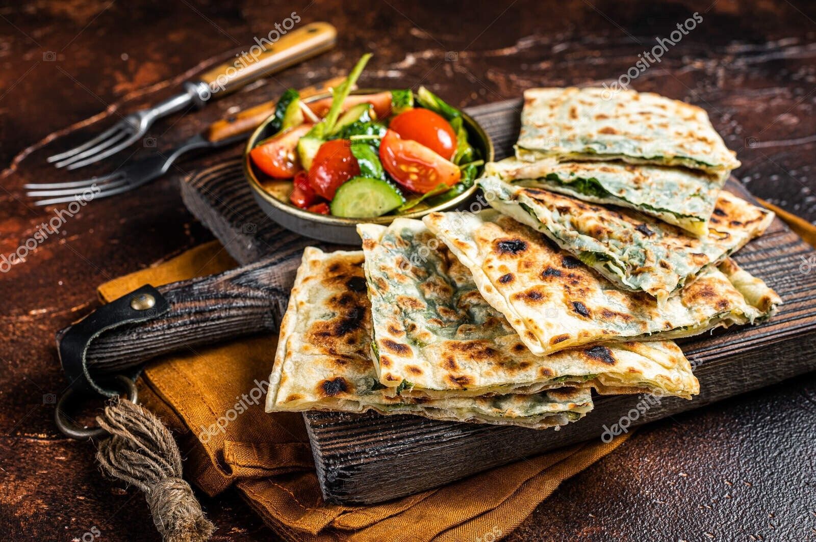 Kıymalı Ispanaklı Gözleme