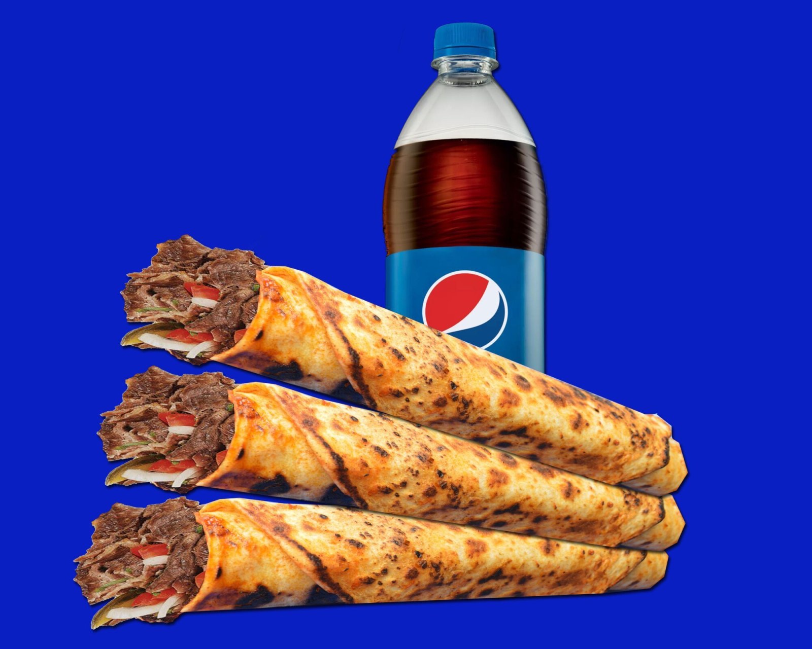 3'Lü Zurna Tavuk Döner Dürüm Menü