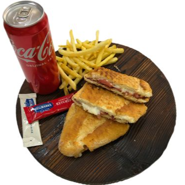 Yarım Ekmek Arası Karışık Tost X Kola Menü