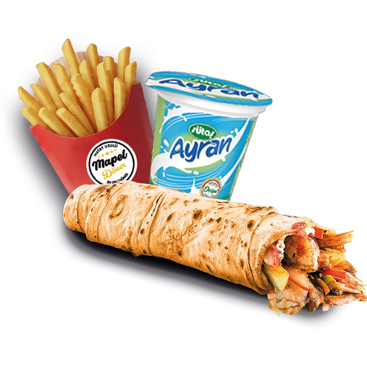 Avantaj Spesiyal Tavuk Döner Dürüm Menü