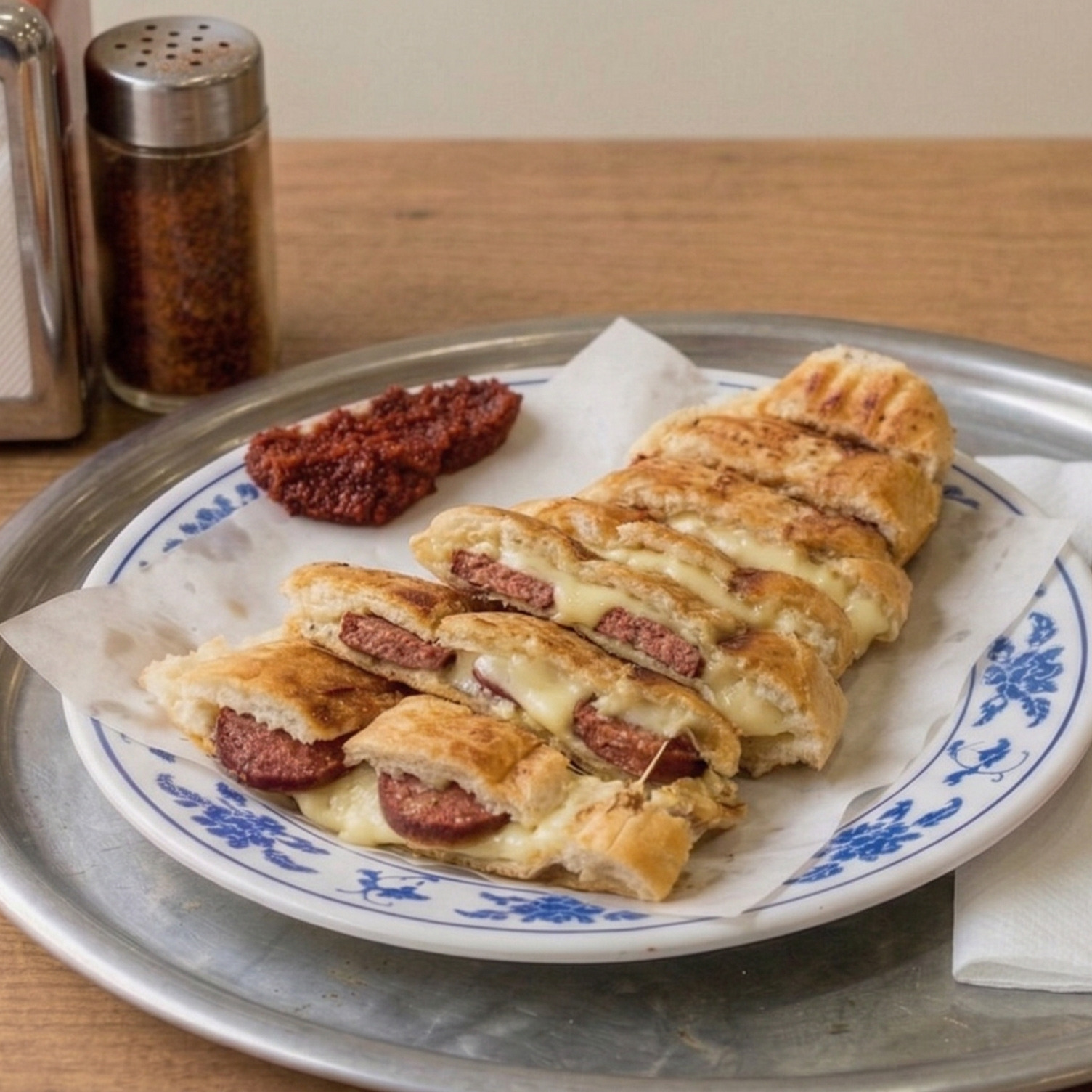 Karışık Yarım Tost Ev Yapımı + Hediye Sütlaç