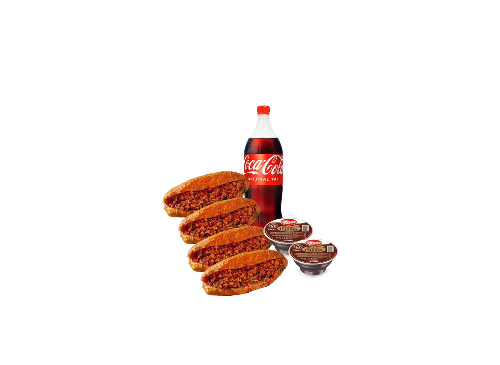 4'lü Tavuk Tantuni Sandviç Menü