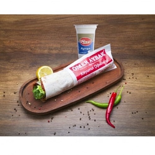 Çiğ Köfte Dürüm [100 gr] + Ayran
