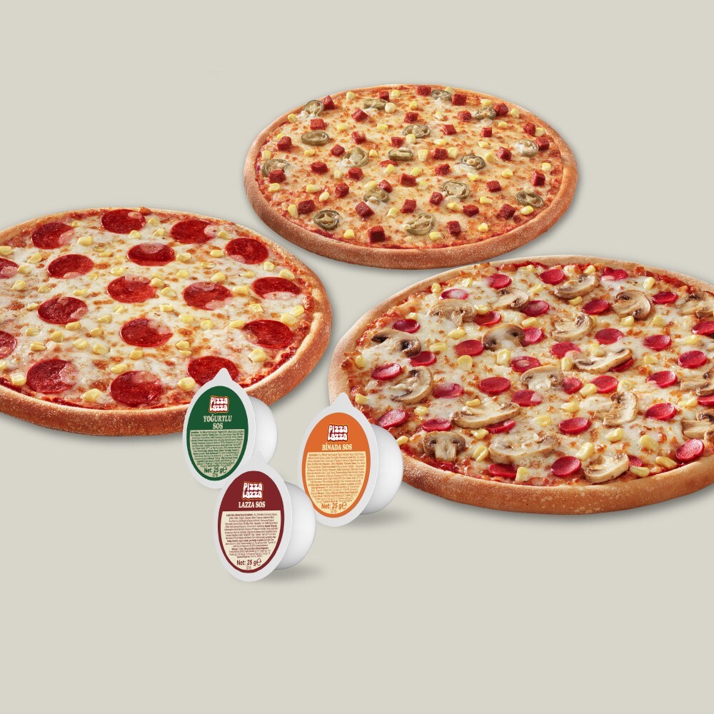 3 Adet Orta Boy Pizza