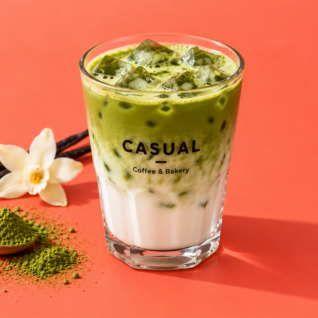 Vanilya Matcha Latte (Soğuk)