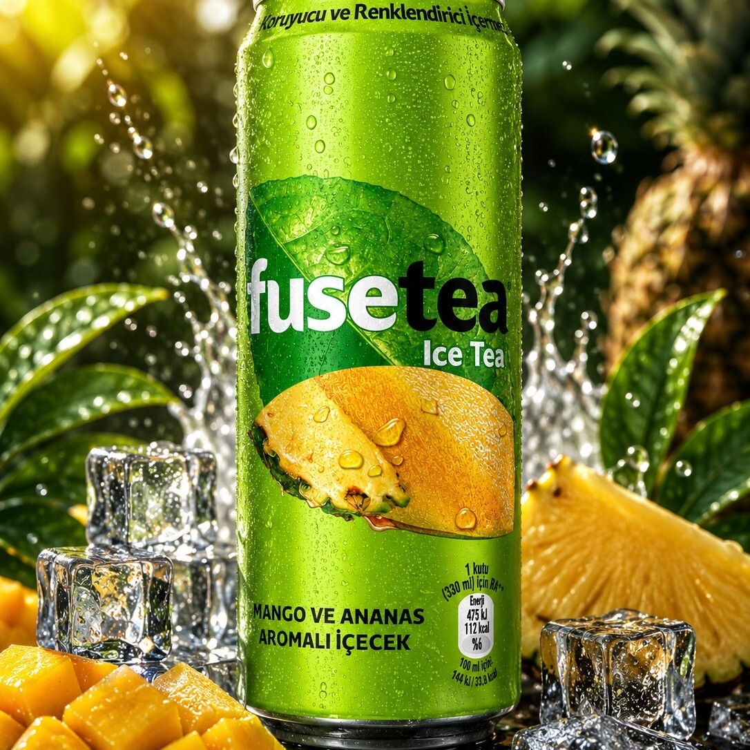 Fuse Tea Mango ve Ananas (330 ml)
