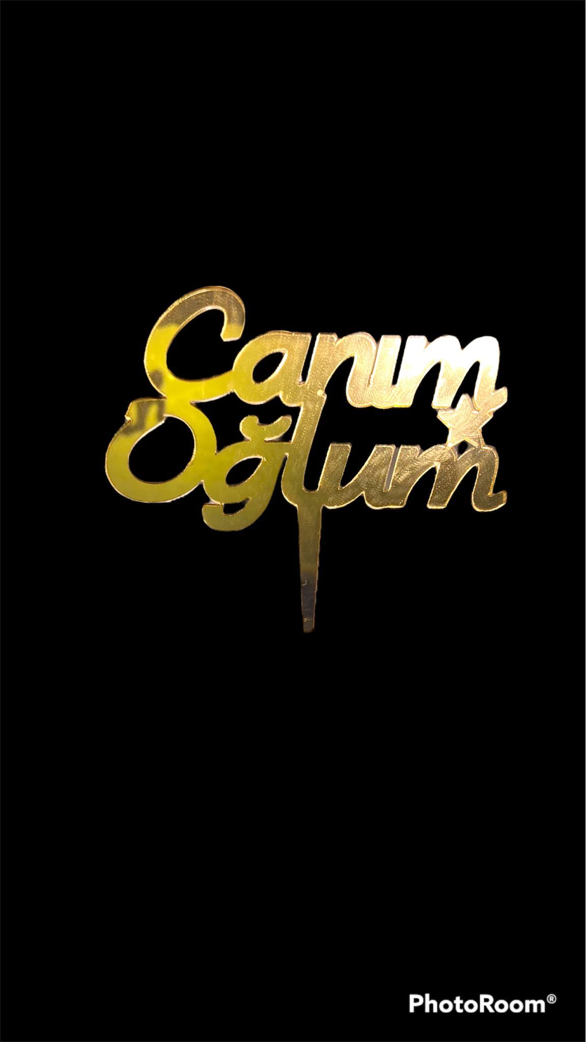 Canım Oğlum Pasta Üzeri Yazısı