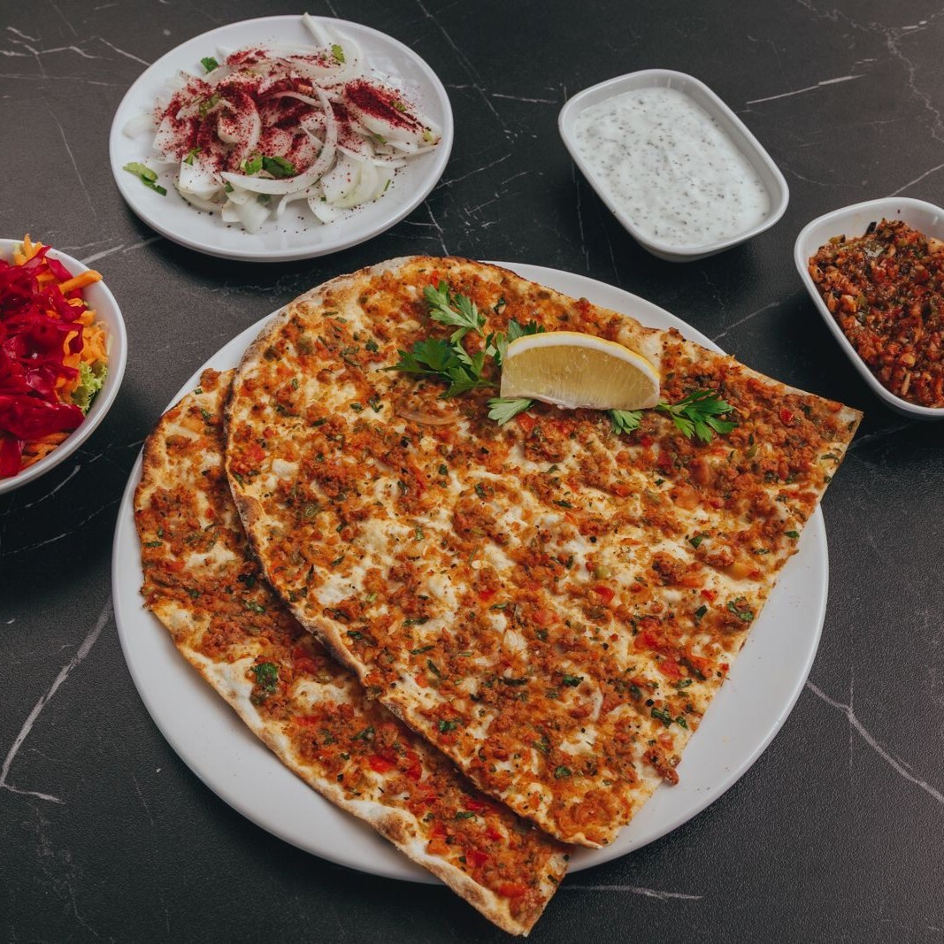 3 lü Antep Lahmacun(Sarımsaklı)