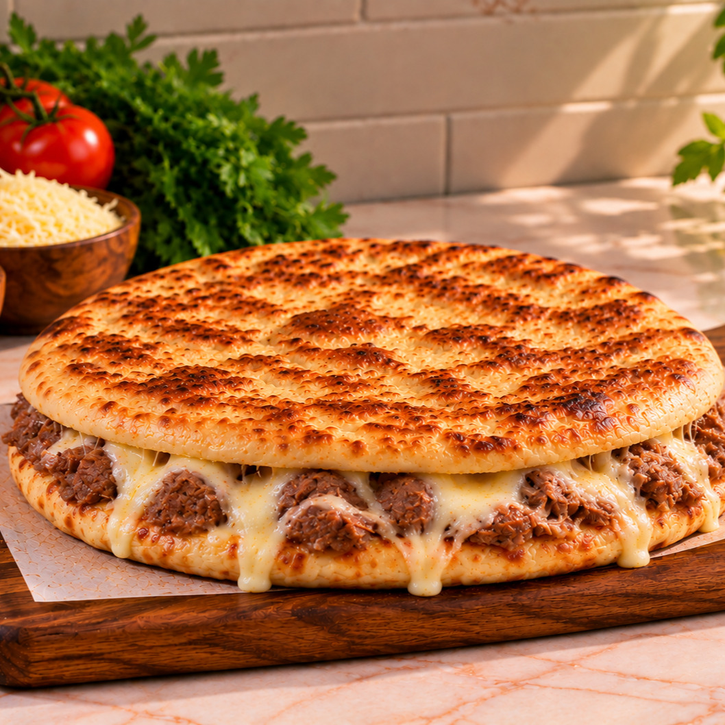 Kavurma Bazlama Tost