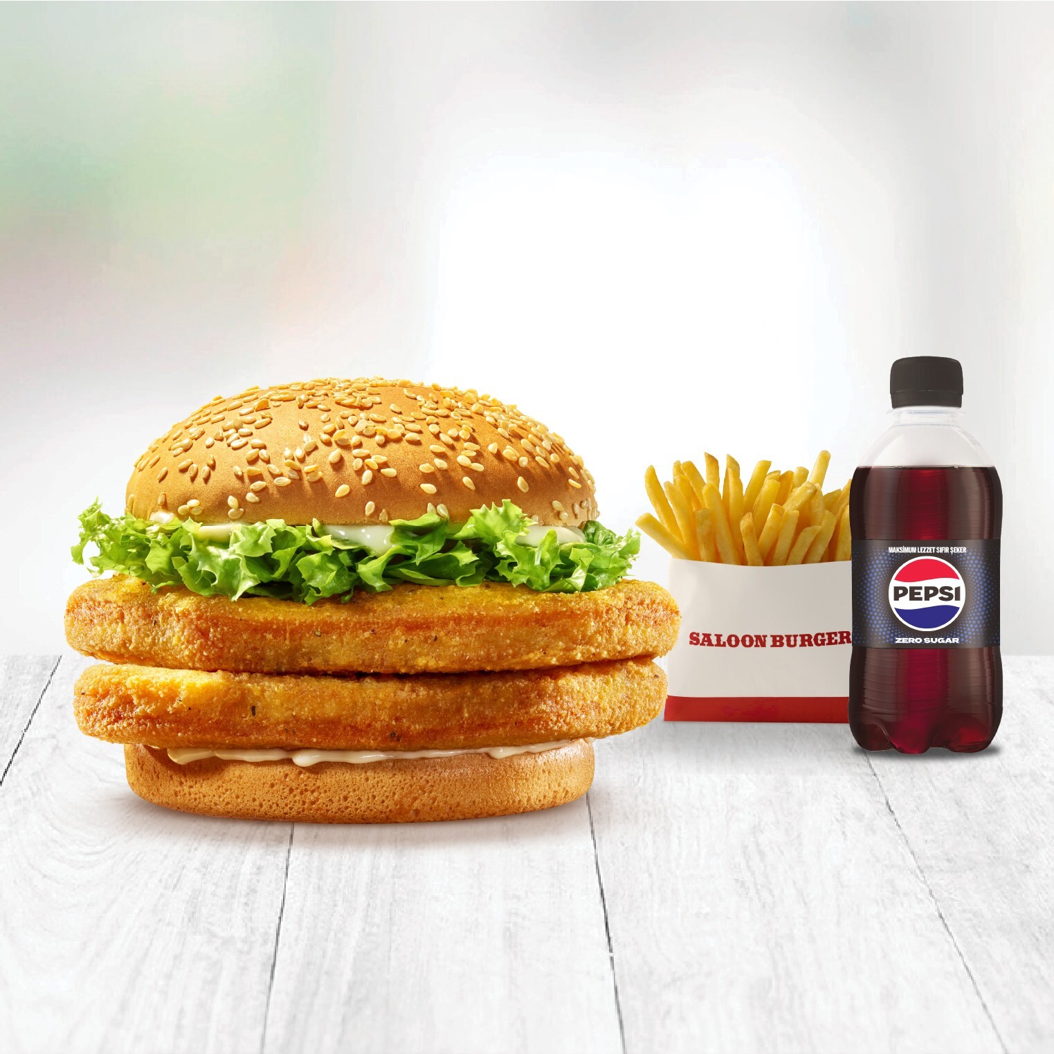 Double Çiko Tavuk Burger Menü