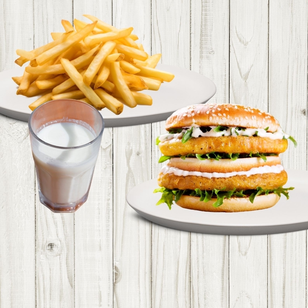 Double Tavuk Burger Menü