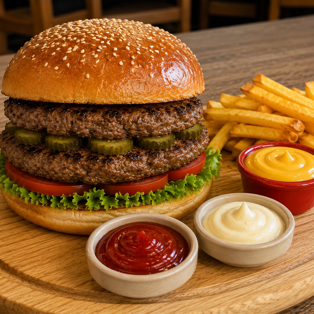 Double Köfteburger Menü