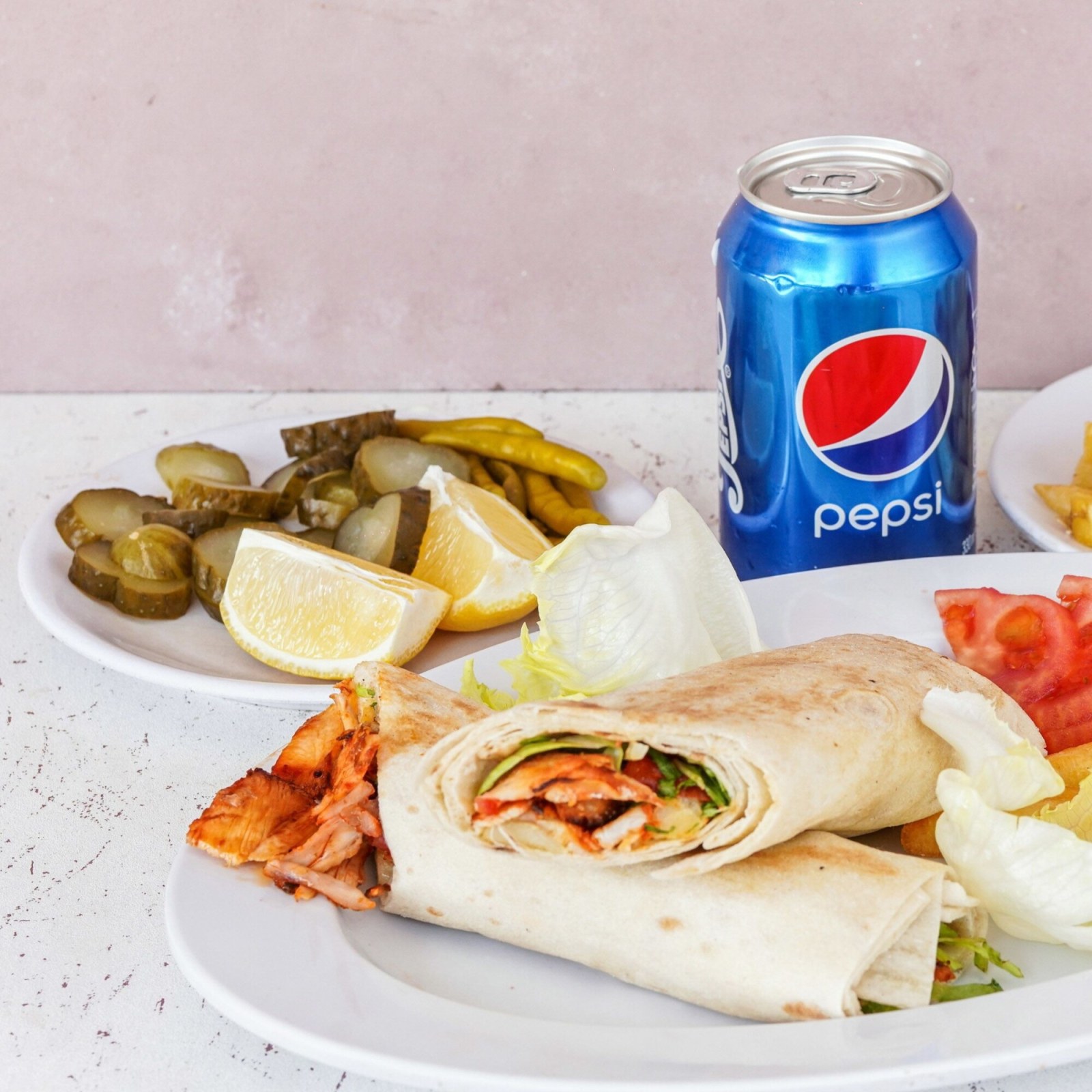 Tavuk Döner Menü (100 gr.)