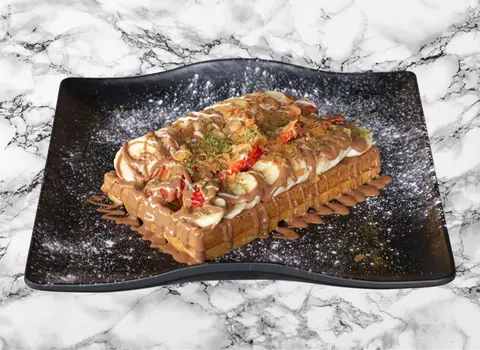 TEK MEYVELİ WAFFLE