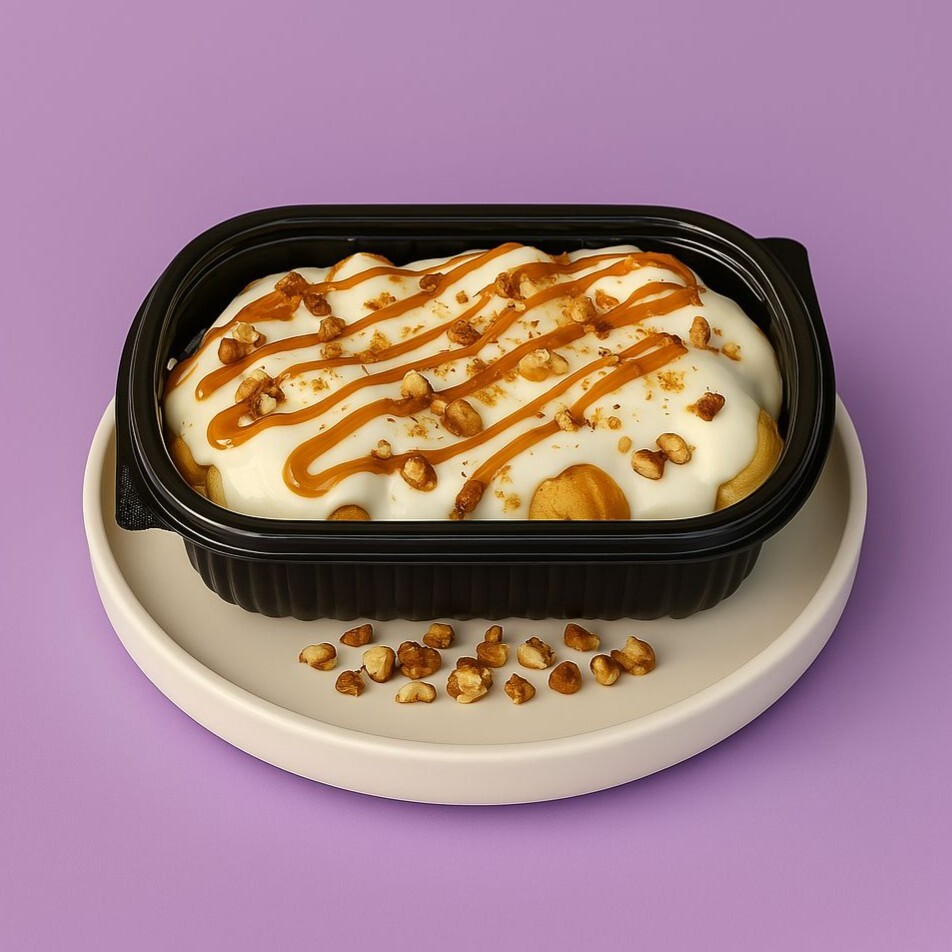 Karamelli Dökme Profiterol