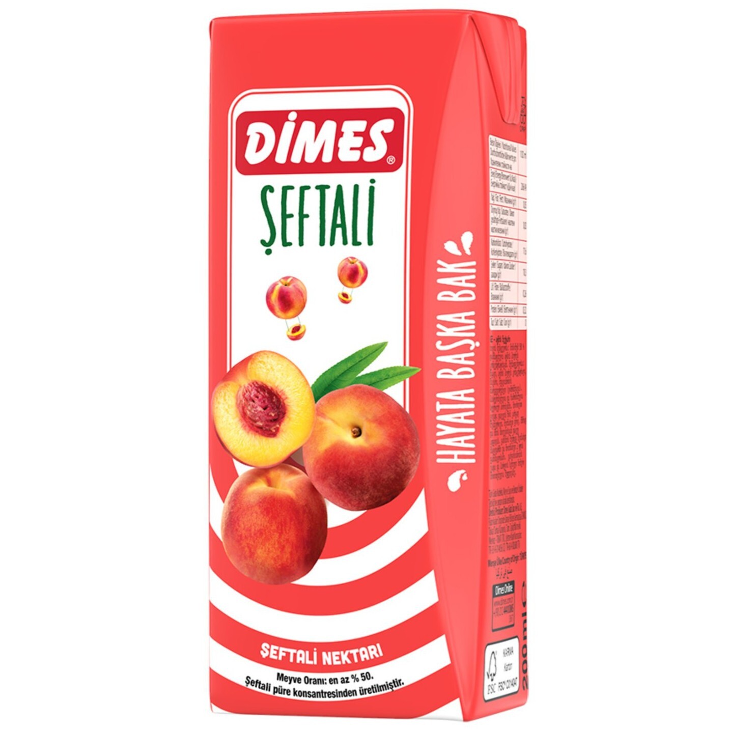 DİMES ŞEFTALİ MEYVE SUYU