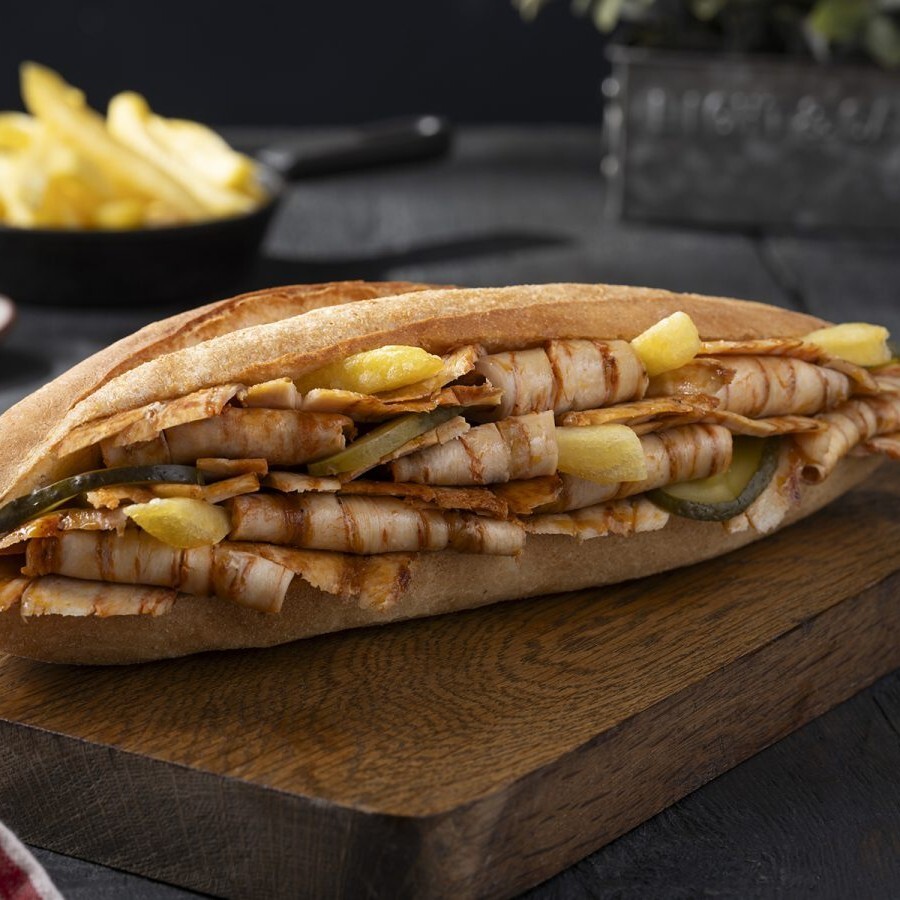 Tam Ekmeğe Tavuk Döner (120 gr.)