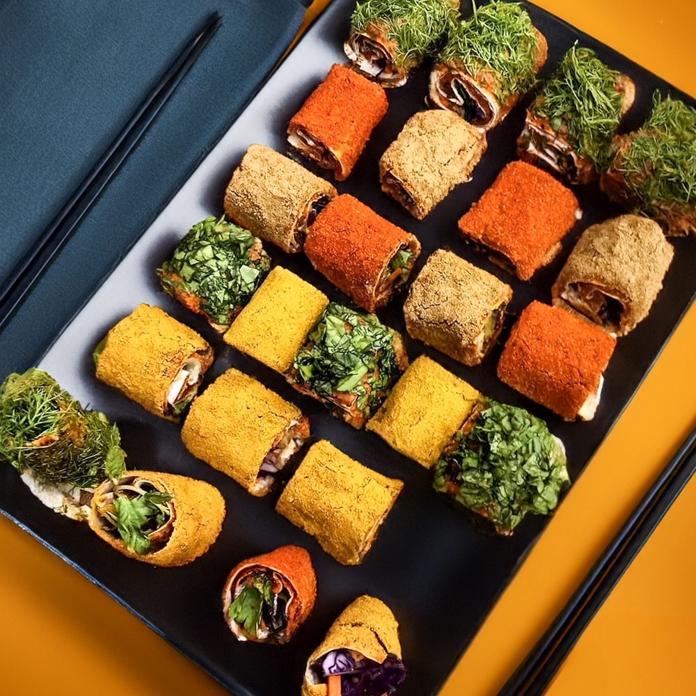 Spicy Sushi Roll Çiğ Köfte