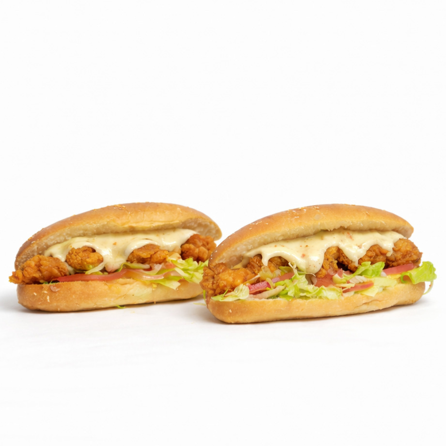 2'li Kaşarlı Cajun Sandviç
