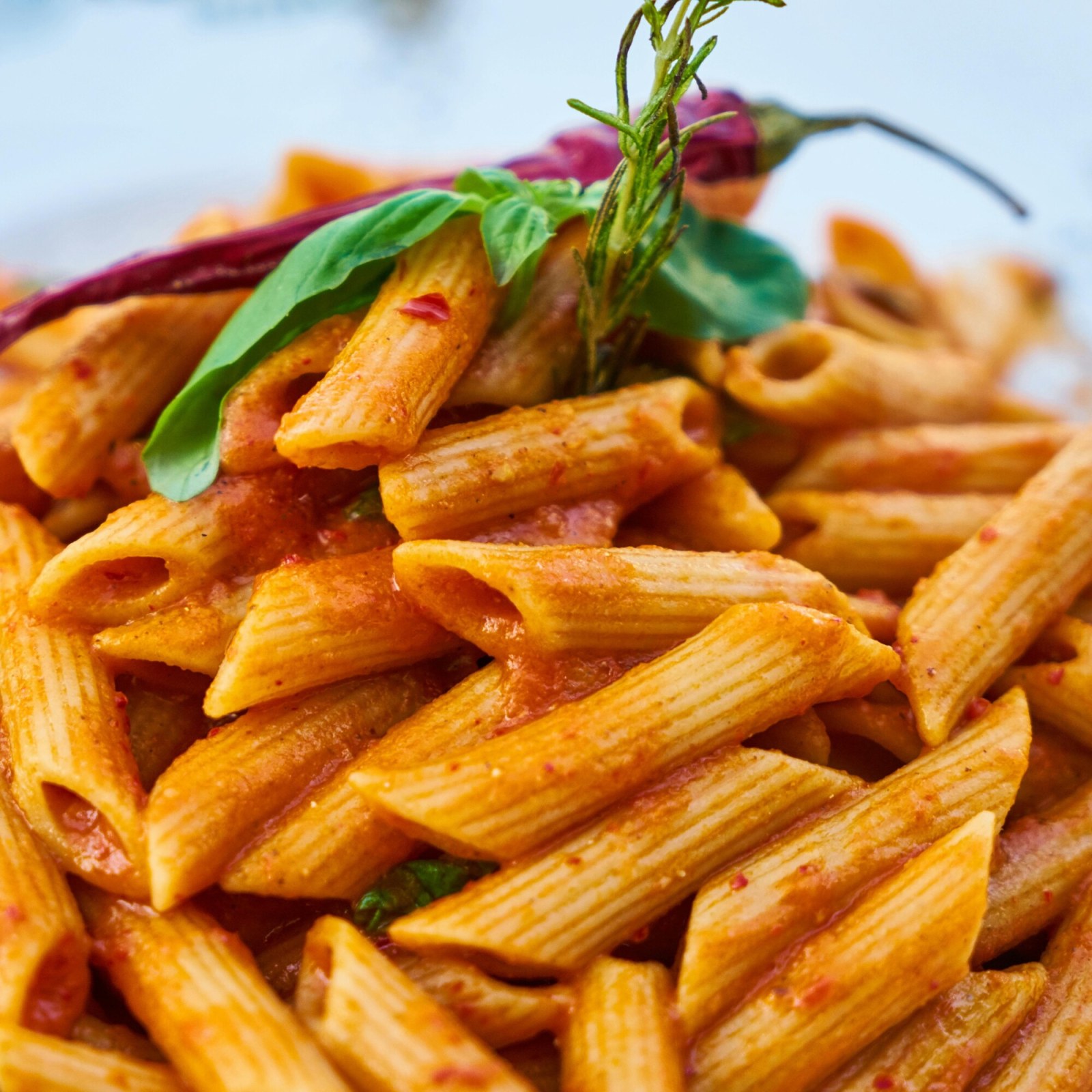 Domatesli Penne Makarna