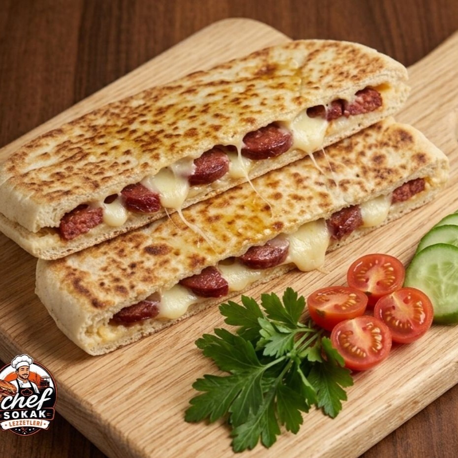 Chef Sucuk & Kaşar Tost Bol Malzemeli
