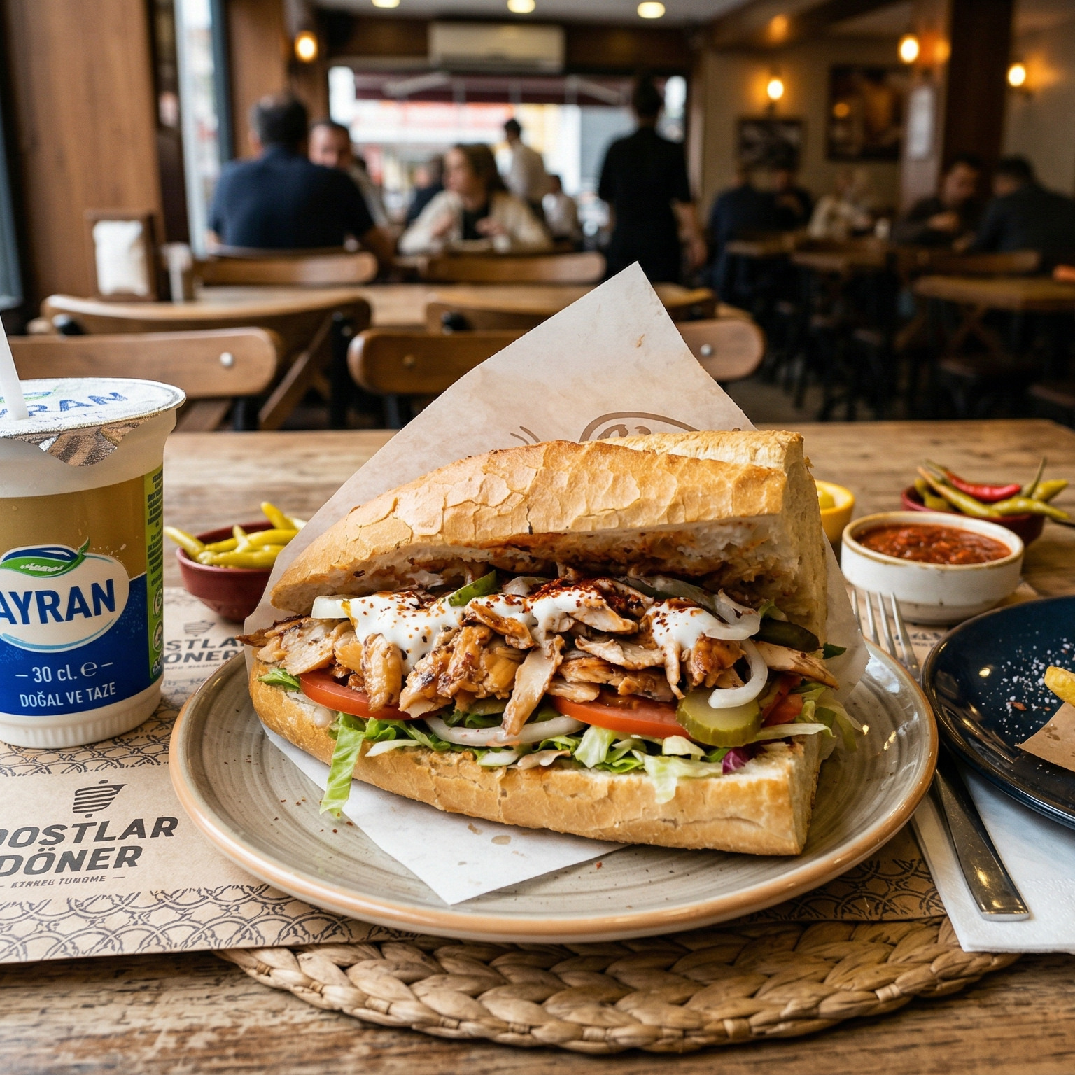 Tavuk Döner Menü