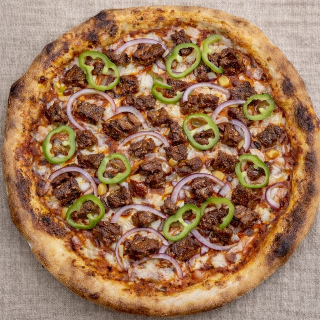 Kavurmalı Pizza