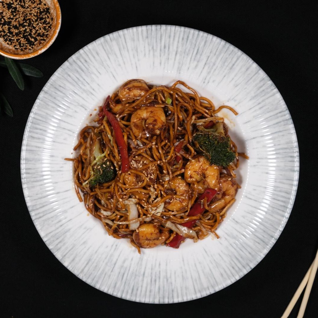 Karidesli Noodle